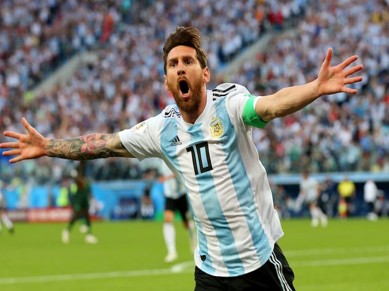 Argentina sở hữu siêu sao chơi bóng Lionel Messi