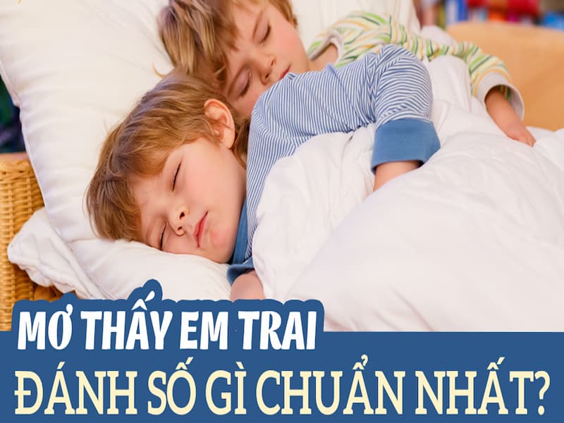 Mơ thấy em trai thì đánh cặp số nào để may mắn