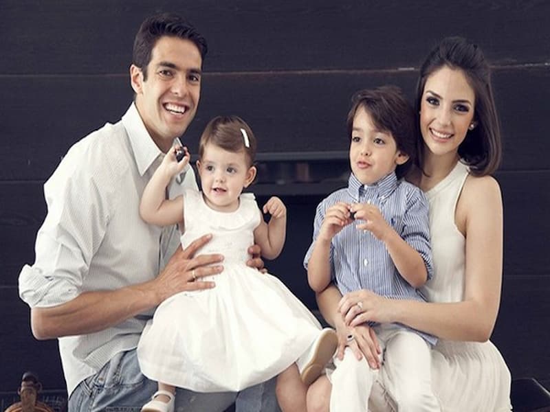 Kaka đã từng có một gia đình hạnh phúc cùng vợ và những đứa con