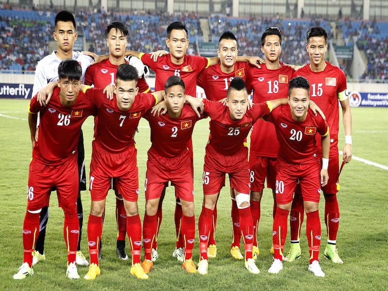 Trang phục thi đấu của cầu thủ thuộc đội tuyển Việt Nam