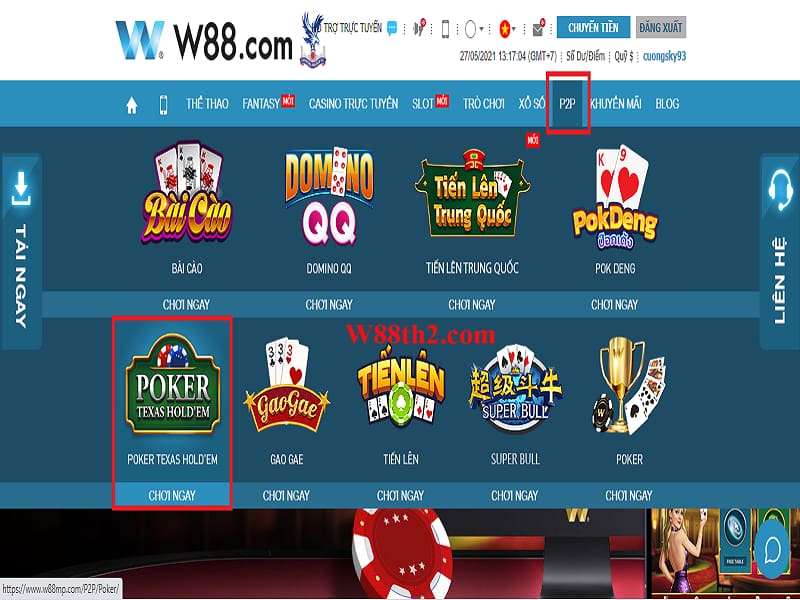 cách chơi poker hiệu quả Luật và cách chơi Poker hiệu quả tại nhà cái W88