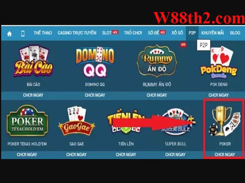 Bước 4: Tham gia chơi Poker ngay