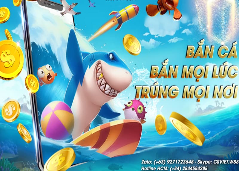 Bắn cá trên điện thoại Bắn cá trên điện thoại