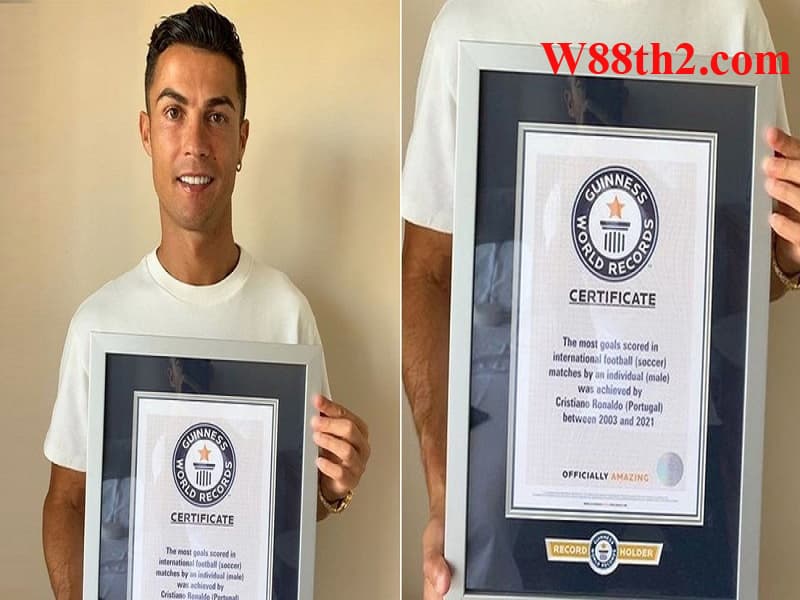 kỷ lục Guinness của Ronaldo