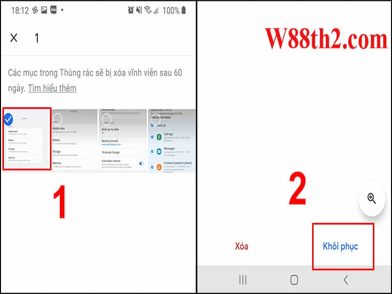 cách lấy lại ảnh đã xóa