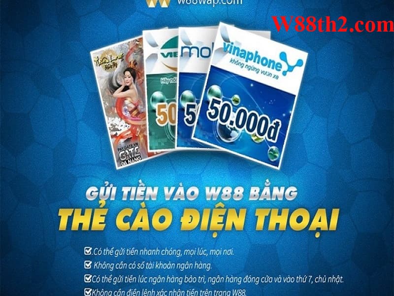 thẻ cào điện thoại w88