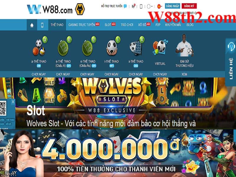 W88 2021 Các bộ môn thể thao