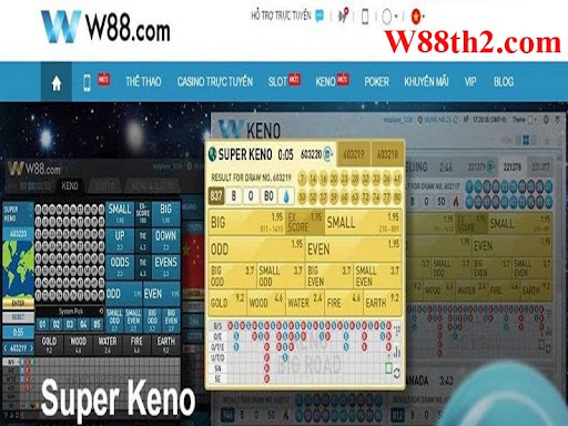 เล่น keno ที่เจ้ามือรับแง w88
