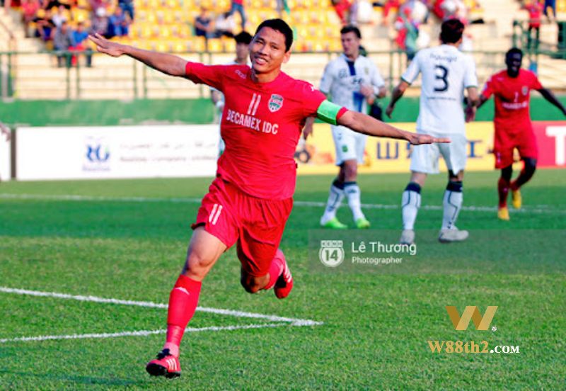 Anh Duc ขณะอยู่ที่สโมสร Becamex Binh Duong