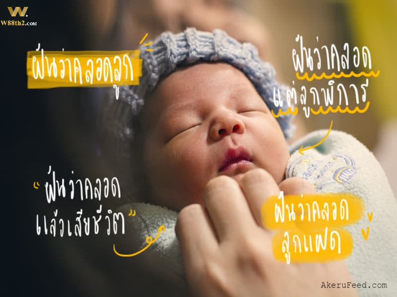 ฝันว่าคลอดลูกปีกุน ฝันเห็นคลอดลูกปีกุน
